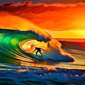 Caught by the wave by Christian Ovís