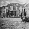 Junk in Victoria Harbour, Hongkong van Patrick Verheij