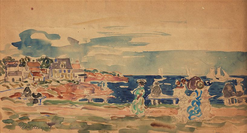 Maurice Prendergast~Massa Gloucester by finemasterpiece