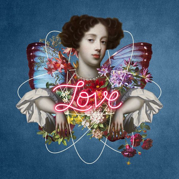 Love - a Collage von Marja van den Hurk
