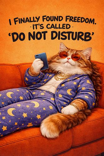 Do Not Disturb – Chill Cat Attitude