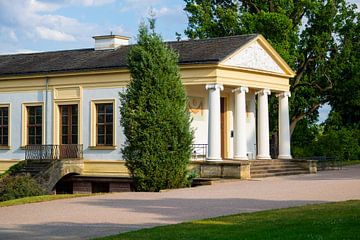 Romeins huis - Weimar, park aan de rivier de Ilm van Mixed media vector arts