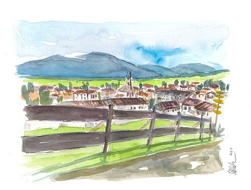 Reit im Winkl Wandern mit Bergen und Wiesen