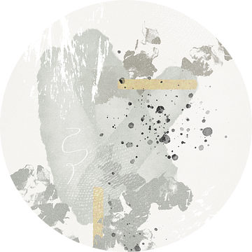 Modern abstract met organische vormen en texturen