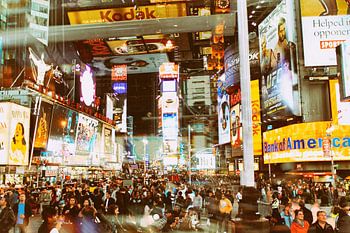 Une soirée à Times Square, New York