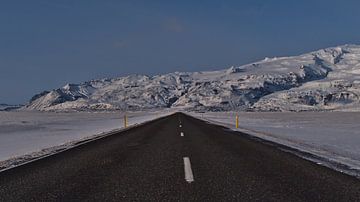 Ringweg bij Vatnajökull van Timon Schneider
