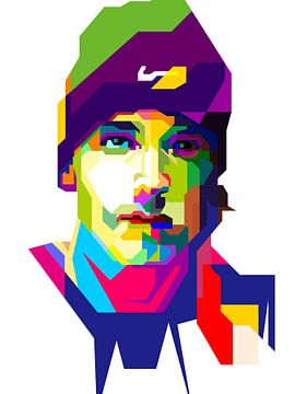 Eminem Pop Art Poster WPAP van Artkreator