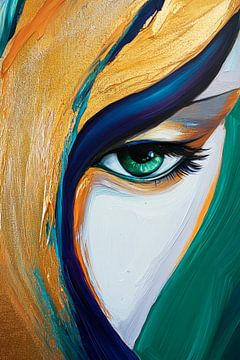 Augenblick der Farben – Ausdrucksstark von Poster Art Shop