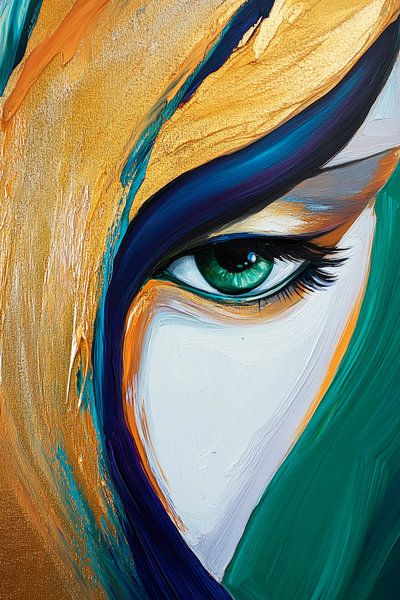 Augenblick der Farben – Ausdrucksstark von Poster Art Shop