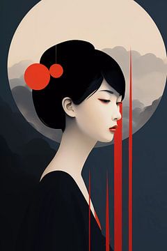 Moon Geisha by haroulita