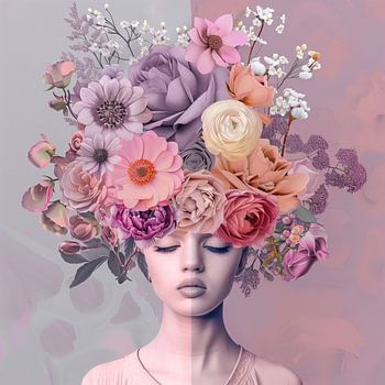 Flowers as sweet embrace