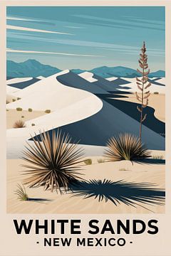 White Sands, New Mexico van Poster Art Shop