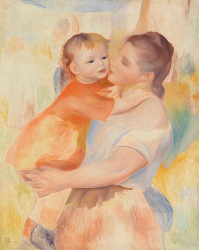 Renoir, De wasvrouw en haar kind (1886)