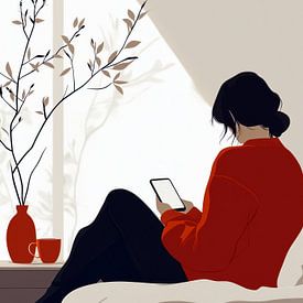 Woman life minimal art ebook by JBJart Justyna Jaszke
