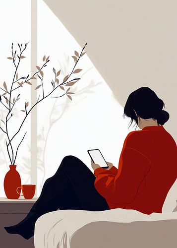 Vrouw leven minimale kunst ebook