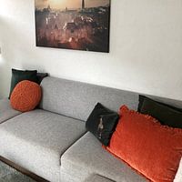 Photo de nos clients: Amersfoort dans le brouillard par Auke Hamers, sur toile