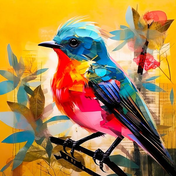colourful bird by PixelPrestige