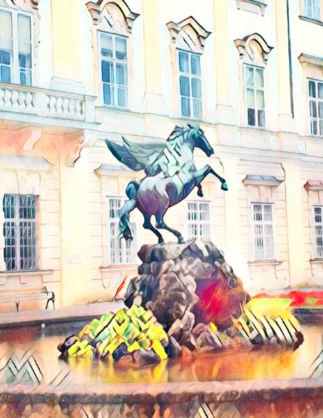 Statue du jardin Mirabell Salzbourg par zam art