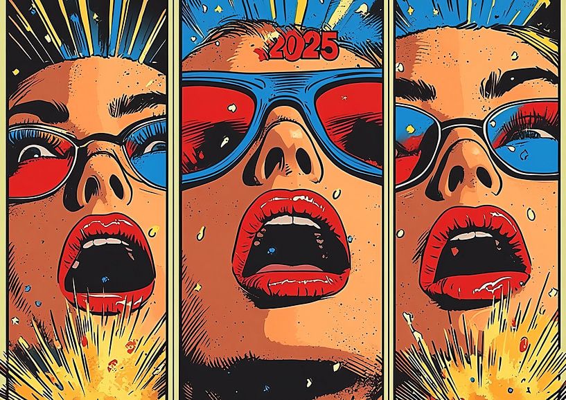 Neujahr 2025 Comic von crack head