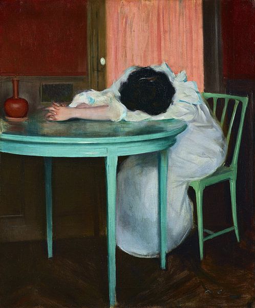 Tired, Ramón Casas by Masterful Masters