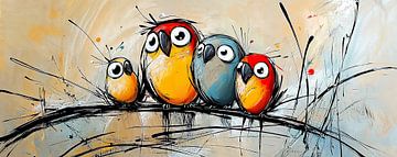 Famille sur Peintures accrocheuses