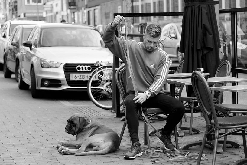 Man &amp; dog &amp; car by Henriëtte Hoffs