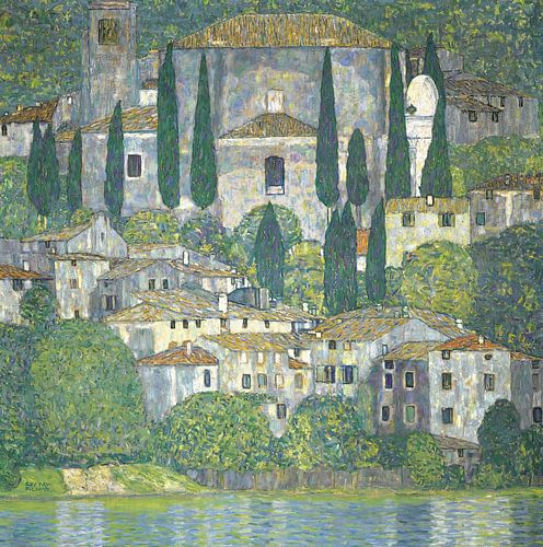 Kerk in Cassone - Gustav Klimt