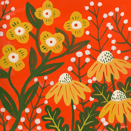 Flower field van Deborah van de Leijgraaf