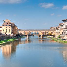 #Florence, Ponte Vecchio. van Fotografie Arthur van Leeuwen