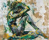 Portrait modern painting 89.2612 by Eye catching paintings thumbnail