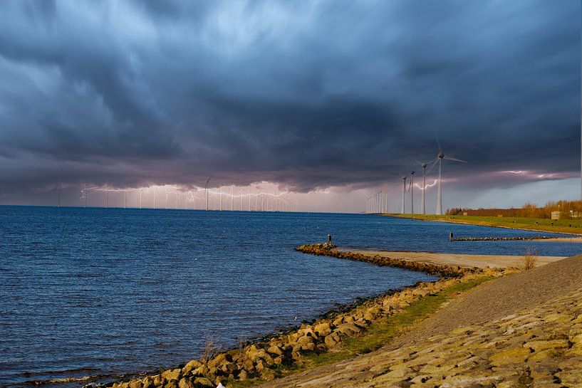 Gewitter für Urk von Brian Morgan