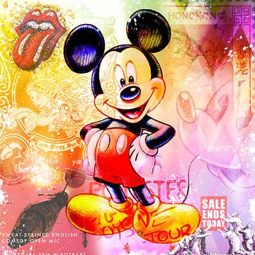 Mickey Mouse Pastel van Rene Ladenius Digital Art