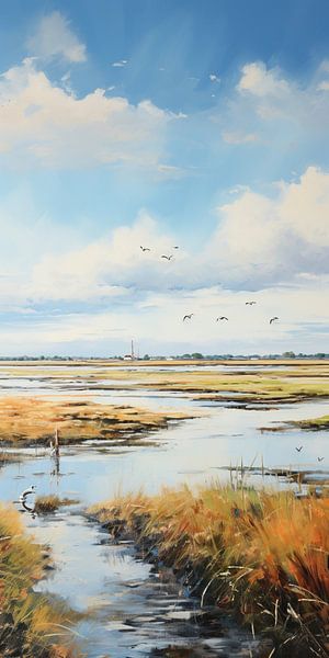 Painted Landscape by Wonderful Art