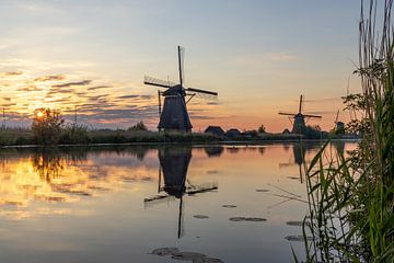 Die Windmühlen in Kinderdijk. von Henk Van Nunen Fotografie