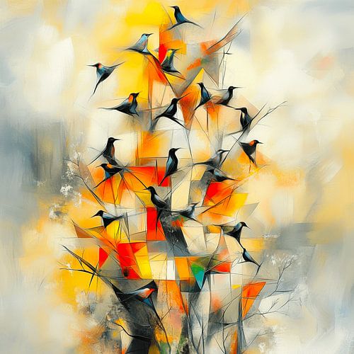 A Tree Full of Birds