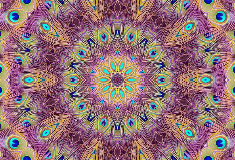 Kaléidoscope Paon par Bright Designs
