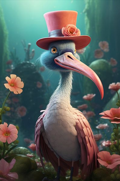 A distinguished bird by Bernardine de Laat