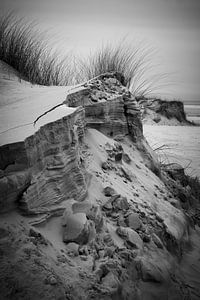 Sand dunes and grass in Schiermonnikoog sur Luis Boullosa