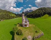 Kirche St. Johann in Ranui, Villnoss Tal, Sankt Magdalena, Südtirol - Alto Adige, Italien von Rene van der Meer Miniaturansicht