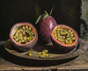 Malerei Passionsfrucht