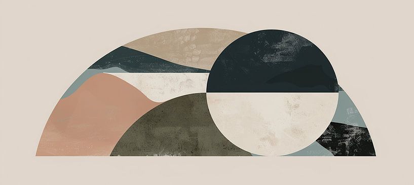 Bauhaus Japandi Abstract | Bauhaus van Kunst Kriebels