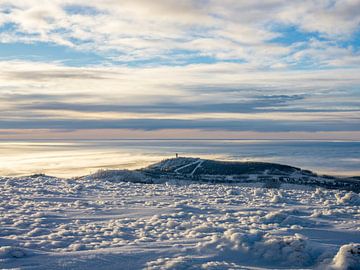 Blick vom Brocken zum Wurmberg