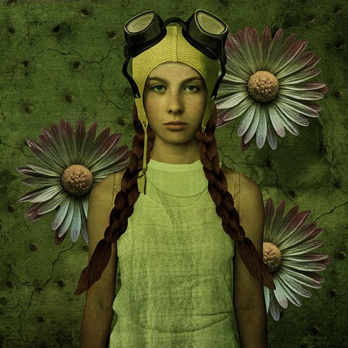 Pop-Art Beauty Badmuts  3 Madeliefjes