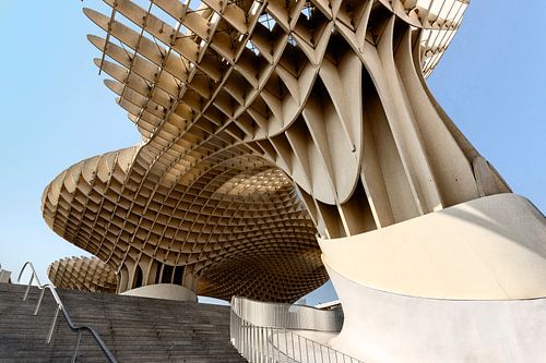 SEVILLE, SPAIN. Metropol Parasol Parasol Building in Seville, Spain