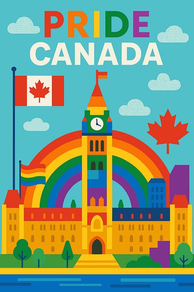 Pride Canada Illustration by Art Kingdom