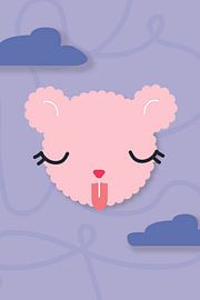 Dreaming Fluffy Dog by Walljar