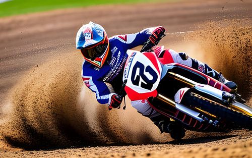 Conduite endiablée d'une moto