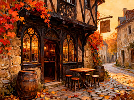 Romantisches Dorf – Herbst im Old Timber Inn
