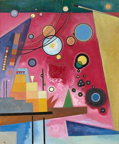 Schweres Rot, Wassily Kandinsky