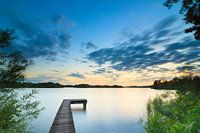 Midsummer night by the lake